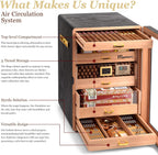 Cigar Humidor Cabinet for Men Husband Father 300