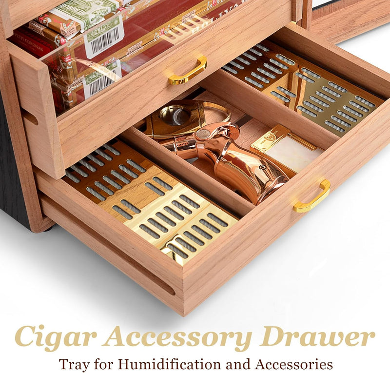 Cigar Humidor Cabinet for Men Husband Father 300