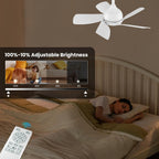 Cjoy Ceiling Fans with Lights 42 Inch