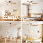 Cjoy Ceiling Fans with Lights 42 Inch Flush