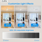 Cjoy Ceiling Fans with Lights and Remote Control