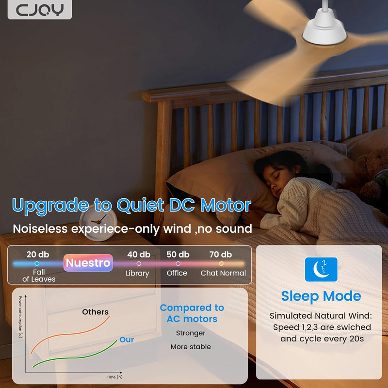Ceiling Fans with Lights and Remote 42 Inch