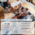 Cjoy Ceiling Fans with Lights and Remote Control