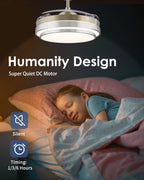 Cjoy Ceiling Fans with Lights and Remote Fan