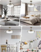 Cjoy Ceiling Fans with Lights and Remote Fan
