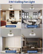 Cjoy Ceiling Fans with Lights and Remote Fan