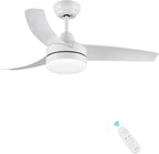 Cjoy Ceiling Fans with Lights Dimmable 42'' Lamps