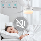 Cjoy Ceiling Fans with Lights Dimmable 42'' Lamps