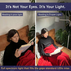 Clarity Floor Standing Reading Light Full Spectrum LED