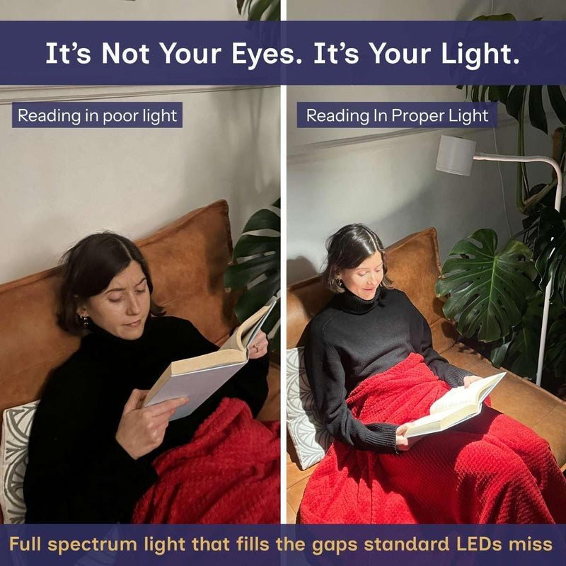 Clarity Floor Standing Reading Light Full Spectrum LED