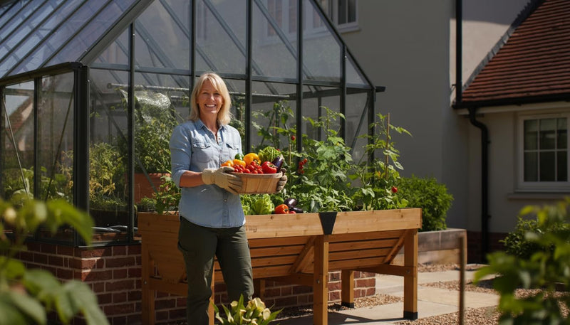 Classic 1m Raised Bed Planter Wash