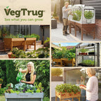 Classic 1m Raised Bed Planter Wash
