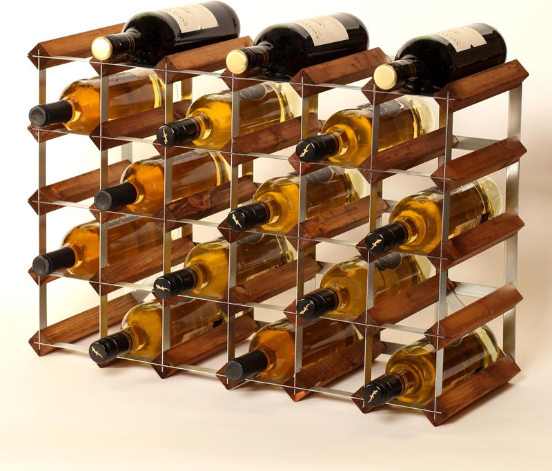 Classic 30 Bottle Oak Stain Pine Wood