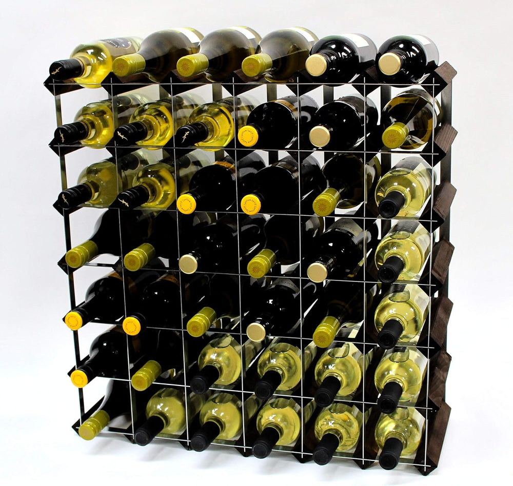 Classic 42 Bottle Dark Oak Stained Wood