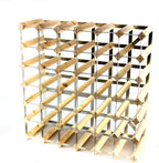 Classic 42 Bottle Pine Wood and Galvanised Metal