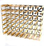 Classic 56 Bottle Pine Wood and Galvanised Metal