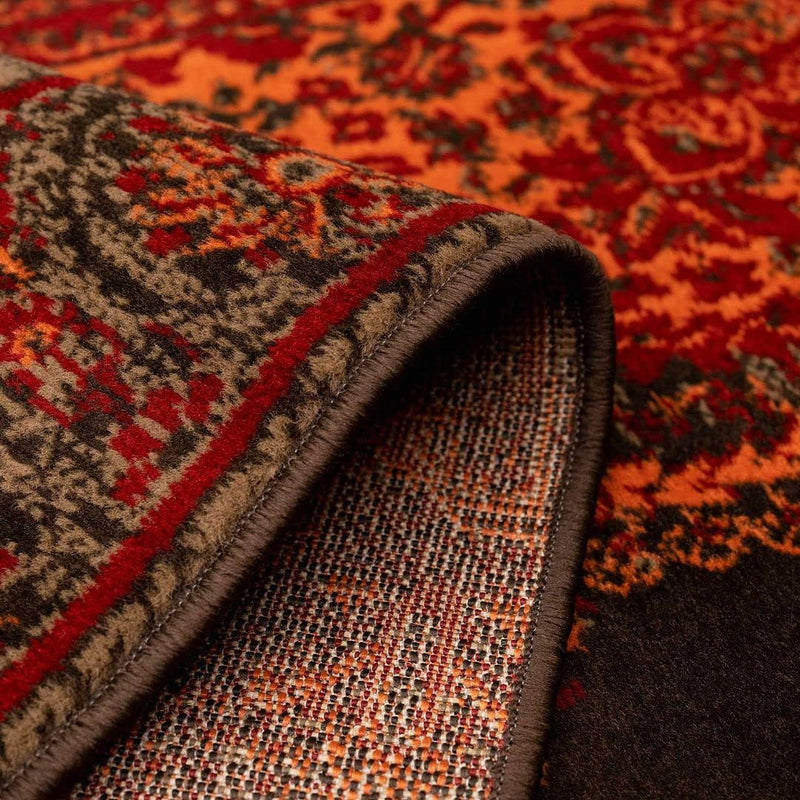 Classic Paisley Print Area Rug Traditional Floral Patchwork