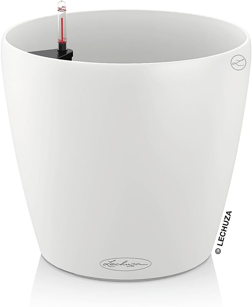 Classico Colour 43 Round Planter Plastic Self-Watering Plant