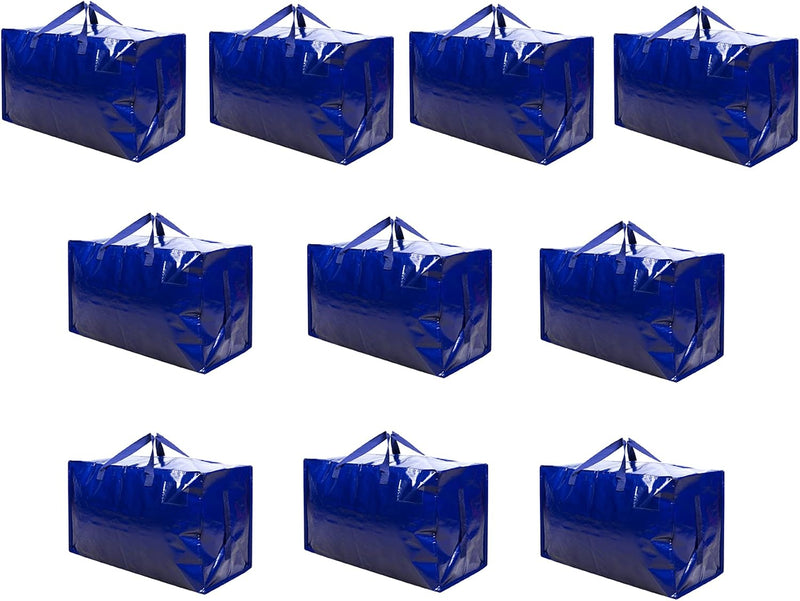 Clear Extra Large Moving Bags Storage Totes (4 Pack)