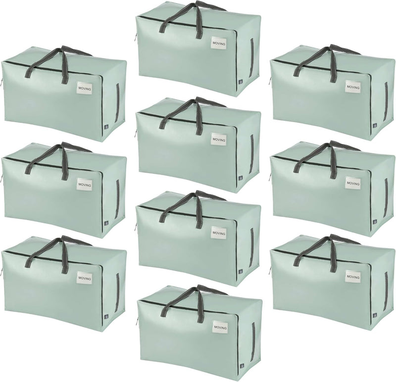 Clear Extra Large Moving Bags Storage Totes (4 Pack)