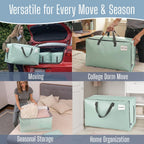 Clear Extra Large Moving Bags Storage Totes (4 Pack)