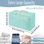 Clear Extra Large Moving Bags Storage Totes (4 Pack)
