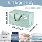 Clear Extra Large Moving Bags Storage Totes (4 Pack)