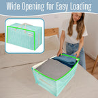 Clear Extra Large Moving Bags Storage Totes (4 Pack)