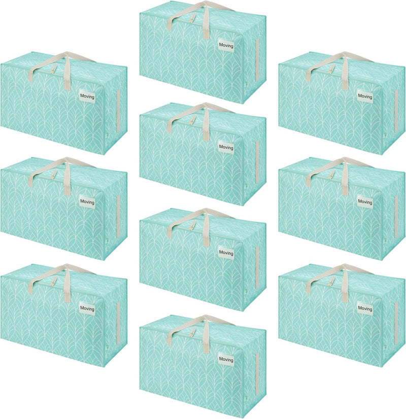 Clear Extra Large Moving Bags Storage Totes (4 Pack)