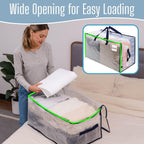 Clear Extra Large Moving Bags Storage Totes (4 Pack)