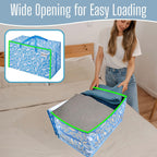 Clear Extra Large Moving Bags Storage Totes (4 Pack)
