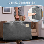 Clear Extra Large Moving Bags Storage Totes (4 Pack)