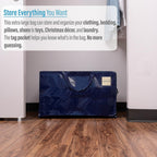 Clear Extra Large Moving Bags Storage Totes (4 Pack)