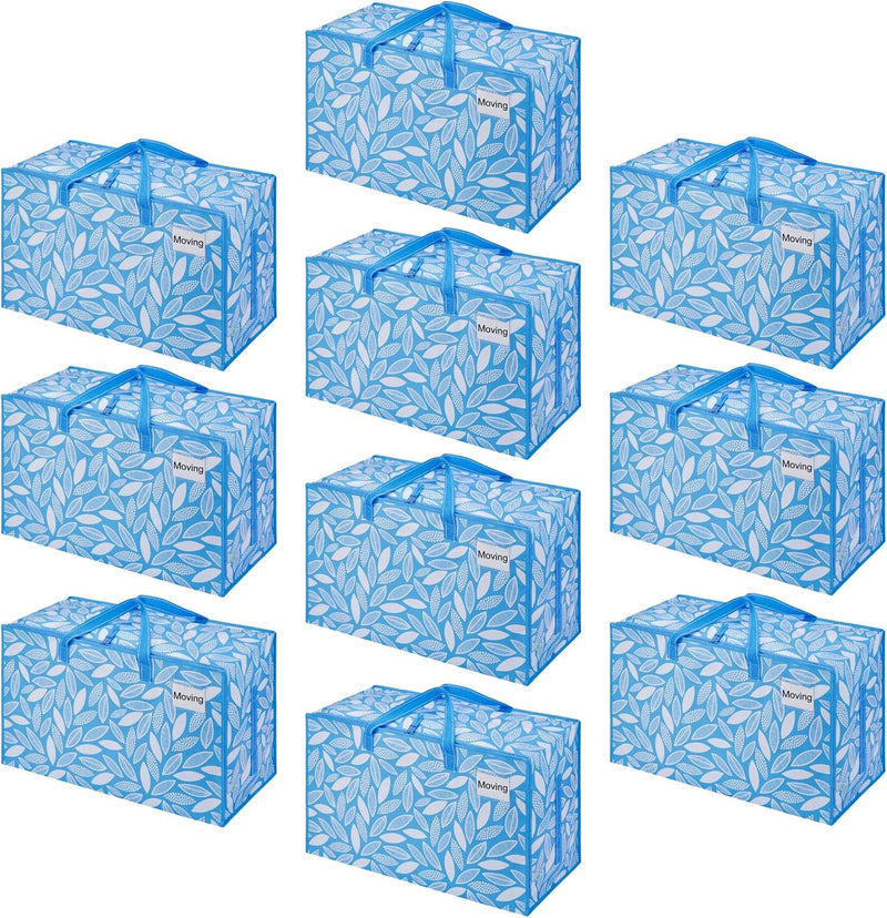 Clear Extra Large Moving Bags Storage Totes (4 Pack)