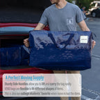 Clear Extra Large Moving Bags Storage Totes (4 Pack)