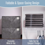 Clear Extra Large Moving Bags Storage Totes (4 Pack)