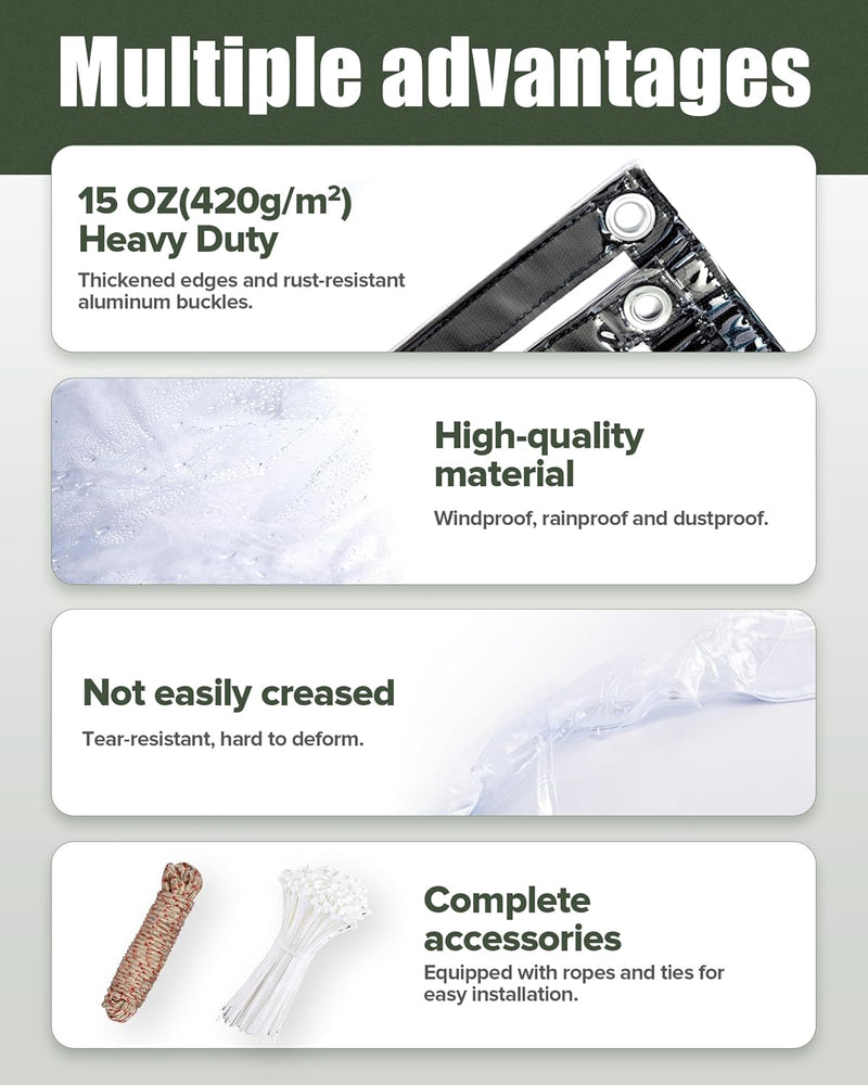 Clear Tarpaulin Waterproof