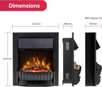 Clement 2KW Optiflame Inset Electric Fire