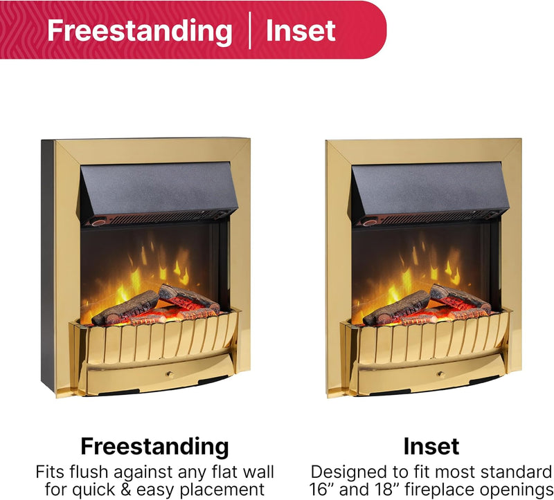 Clement 2KW Optiflame Inset Electric Fire