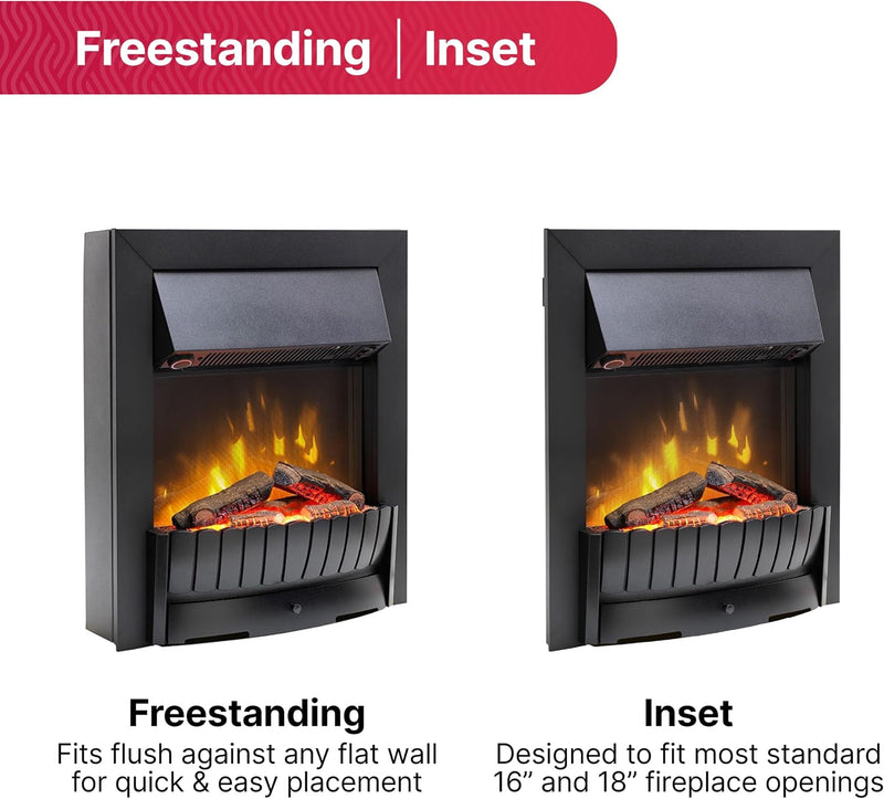 Clement 2KW Optiflame Inset Electric Fire