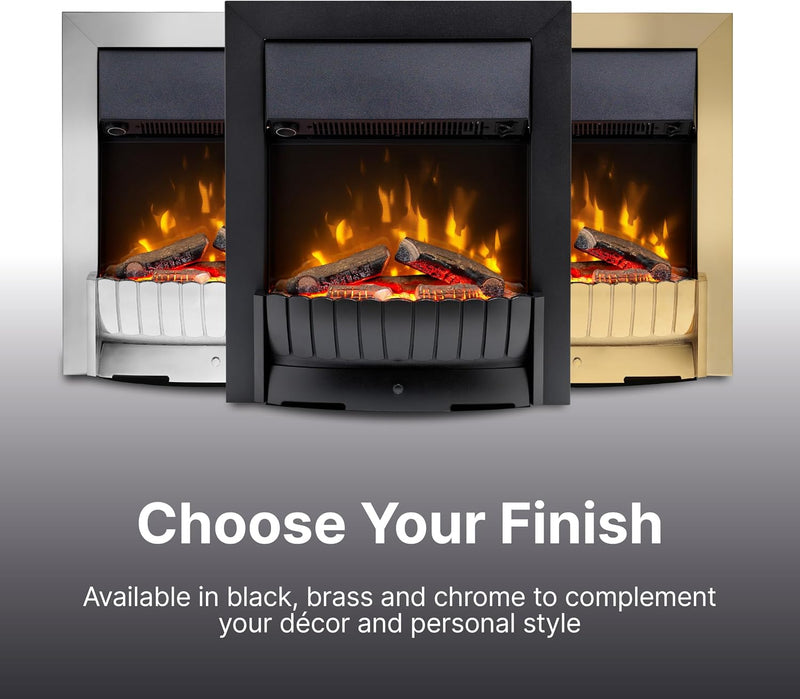 Clement 2KW Optiflame Inset Electric Fire