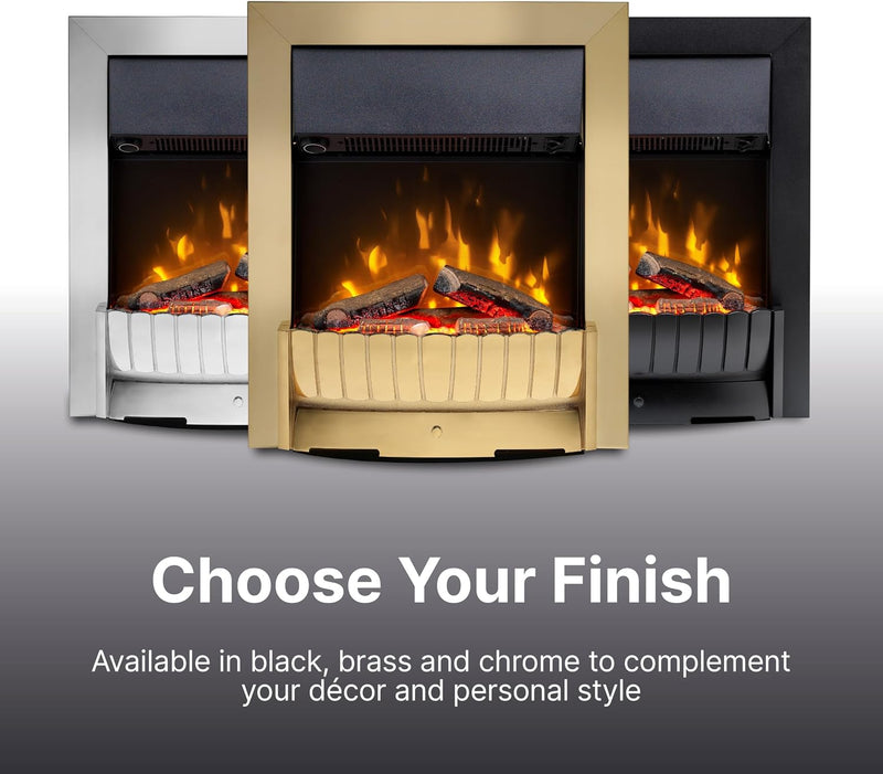 Clement 2KW Optiflame Inset Electric Fire
