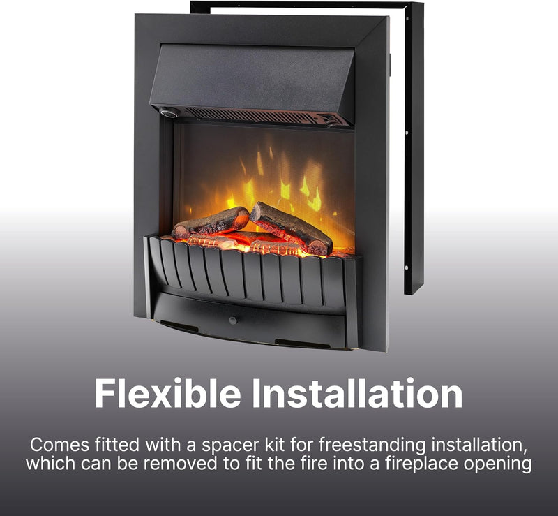 Clement 2KW Optiflame Inset Electric Fire