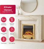 Clement 2KW Optiflame Inset Electric Fire