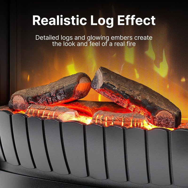 Clement 2KW Optiflame Inset Electric Fire