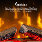 Clement 2KW Optiflame Inset Electric Fire