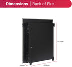 Clement Optiflame 2KW Inset Electric Fire Chrome