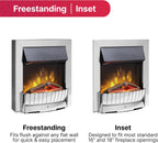 Clement Optiflame 2KW Inset Electric Fire Chrome