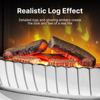 Clement Optiflame 2KW Inset Electric Fire Chrome