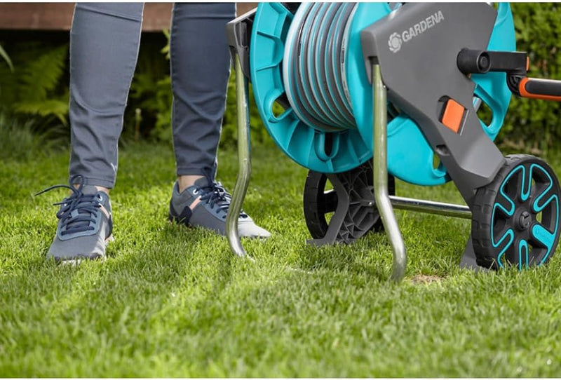 Cleverroll M Easy Metal Set: Hose Trolley